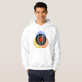 Veste À Capuche Disque Rétro (Devant entier)