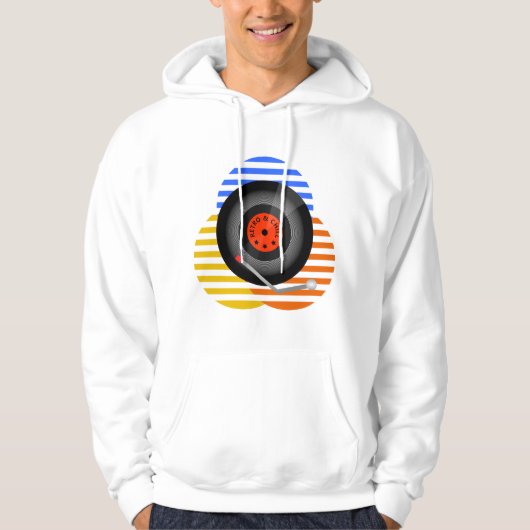 Veste À Capuche Disque Rétro (Devant)
