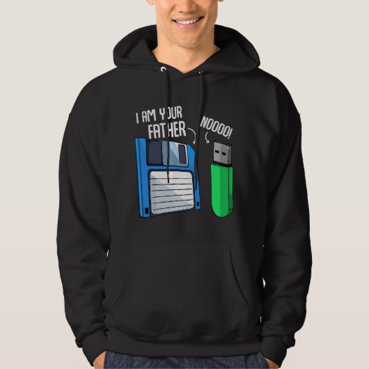 Veste À Capuche Disque souple codeur ingénierie informatique Geek (Devant)
