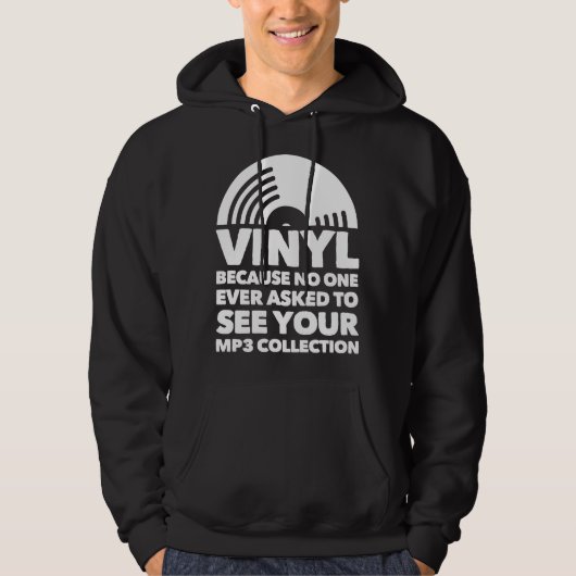 Veste À Capuche Disque vinyle - Disque microsillon (Devant)