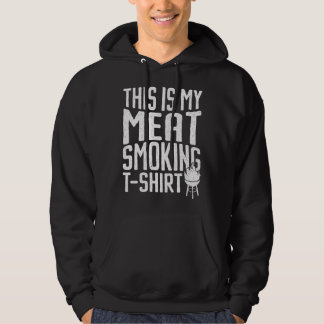 Veste À Capuche Distress This Is My Meat Smoking  Grilling Meat Sm