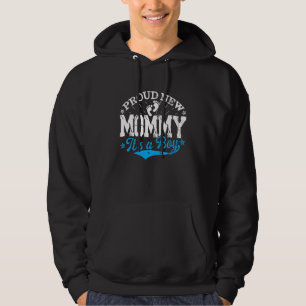 Veste À Capuche Distressed Gender Reveal Fier Nouvelle maman C'est