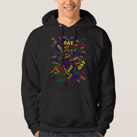 Veste À Capuche Dites Gay (Devant)