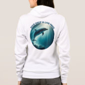 Veste À Capuche Dive Deep Live Dolphin gratuit (Dos)