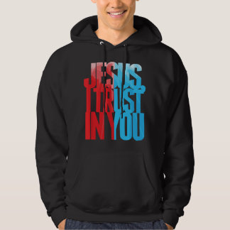 Veste À Capuche Divine Mercy Jésus je me confie en Toi Ste Faustin