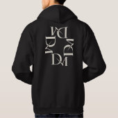 VESTE À CAPUCHE DM-03 NOIR (Dos)