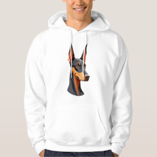 Veste À Capuche Doberman de l'oreille naturelle