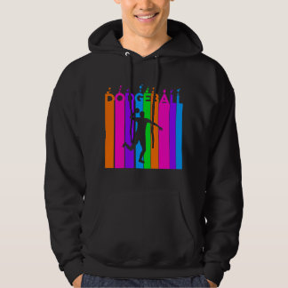 Veste À Capuche Dodgeball avec des bulles arc-en-ciel colorées