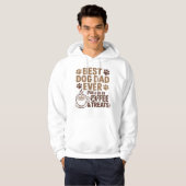 Veste À Capuche Dog Dad – Funny Dog Lover Gift  (Devant entier)