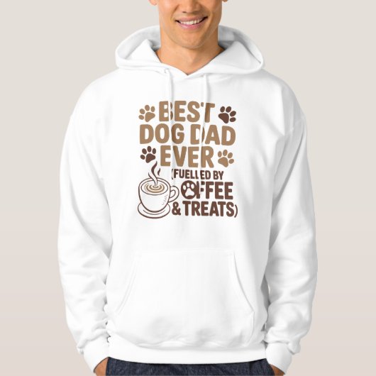 Veste À Capuche Dog Dad – Funny Dog Lover Gift  (Devant)
