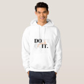 Veste À Capuche Don’t Quit Yourself Typography T-Shirt (Devant entier)