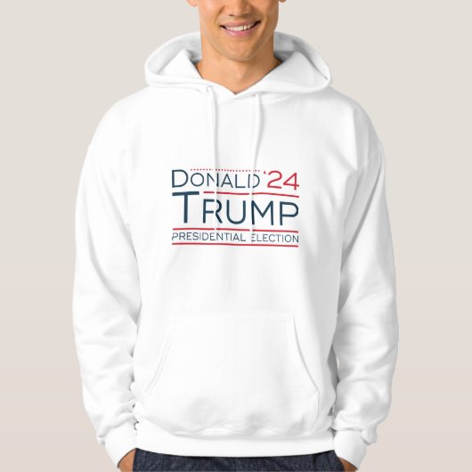 Veste À Capuche Donald Trump 2024 (Devant)