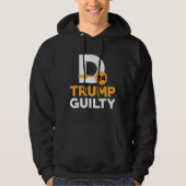 Veste À Capuche Donald Trump coupable (Devant)