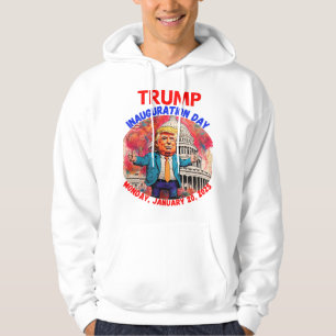VESTE À CAPUCHE DONALD TRUMP JOUR D'INAUGURATION 2025