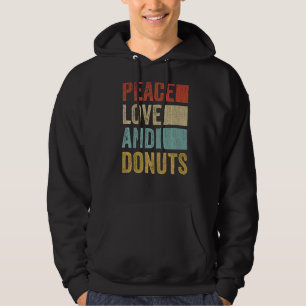 Veste À Capuche Donuts d'amour pour la paix