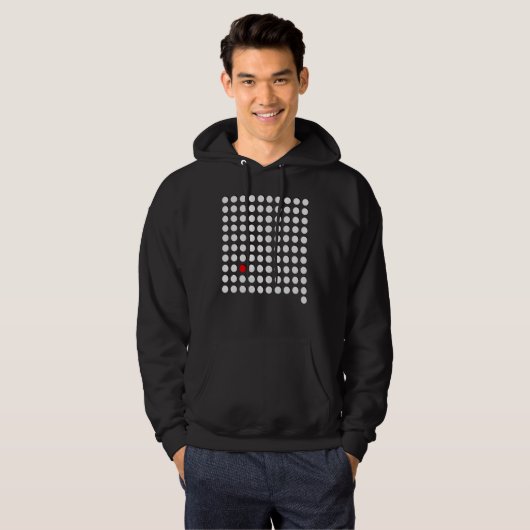 Veste À Capuche Dot Geometric Pattern (Devant entier)