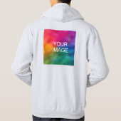 Veste À Capuche Double face personnalisée Ajouter un logo image Mo (Dos)