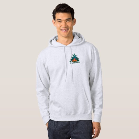 Veste À Capuche Doudoune 60e réunion Ash (Devant entier)