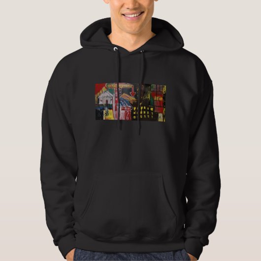 VESTE À CAPUCHE DOW JONES EN BAISSE (Devant)