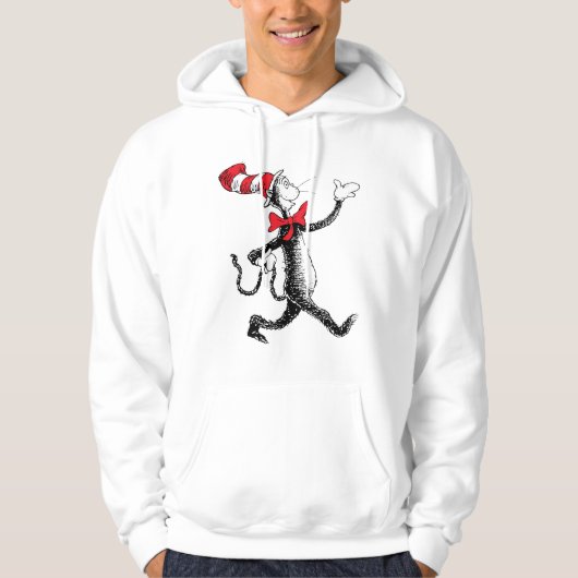 Veste À Capuche Dr Seuss | Chat dans la marche des chats Casquette (Devant)