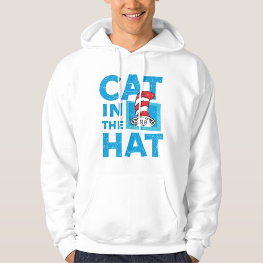 Veste À Capuche Dr. Seuss | Logo du Chat dans le Chapeau (Devant)