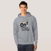 Veste À Capuche Dr Seuss | Oh, les endroits où vous irez ! Retro (Devant entier)