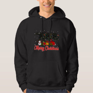 Veste À Capuche Dragon Christmas Pajama Funny Noël Lumières Animau