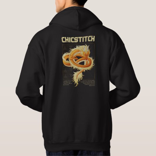 Veste À Capuche Dragon de Chicstitch (Dos)