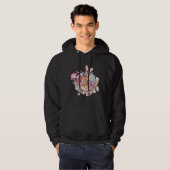 Veste À Capuche Dragon de poisson rouge 270 (Devant entier)