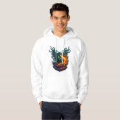 Veste À Capuche Dragon Eldritch Void – Hybride Kraken Soufflant du (Devant entier)