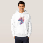 Veste À Capuche Dragon Gardien Douceur. (Devant entier)
