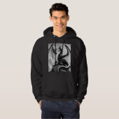 Veste À Capuche Dragon noir et blanc (Devant entier)
