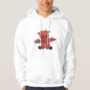 Veste À Capuche Dragon Red Fairy Tale Imaginaire mignons Animaux