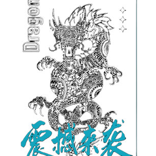 Veste À Capuche Dragon Spirit   Art asiatique de style tatouage