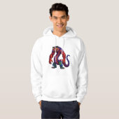 Veste À Capuche Dragon Vivid Ember (Devant entier)