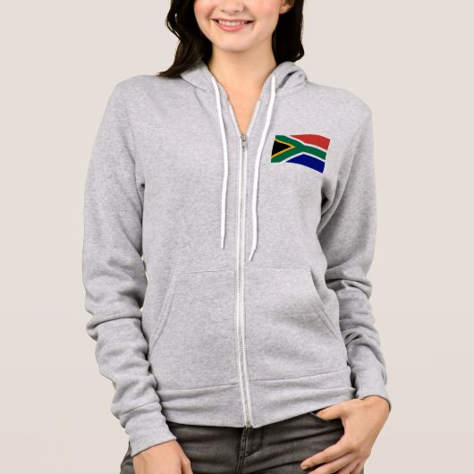 Veste À Capuche Drapeau Afrique du Sud (Devant)