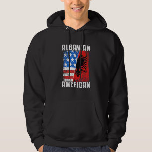 Veste À Capuche Drapeau albanais Albanie Aigle Usa Shqiperia