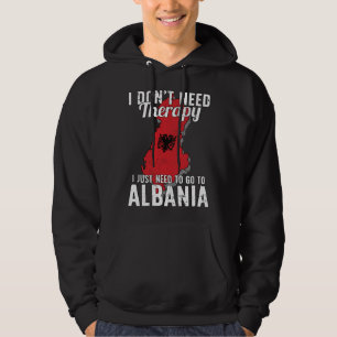 Veste À Capuche Drapeau albanais I Drapeau de l'Albanie I Cadeau d