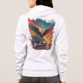 Veste À Capuche Drapeau américain (Dos)