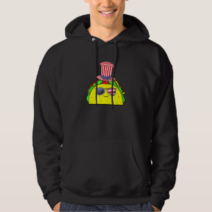 Veste À Capuche Drapeau américain 4 juillet Taco patriotique