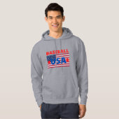 Veste À Capuche Drapeau américain de baseball d'origine True Class (Devant entier)