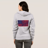 Veste À Capuche Drapeau américain de l'allégeance (Dos entier)
