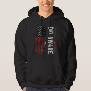 Veste À Capuche Drapeau américain du Delaware