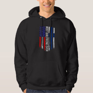 Veste À Capuche Drapeau américain et drapeau finlandais Meilleure