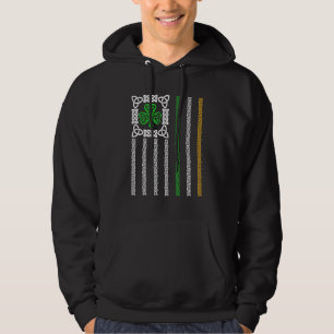 Veste À Capuche Drapeau américain irlandais Drapeau de l'Irlande F
