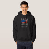 Veste À Capuche Drapeau américain La constitution des États-Unis d (Devant entier)