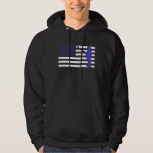 Veste À Capuche Drapeau américain Patriotic Fishing Fishman Juille