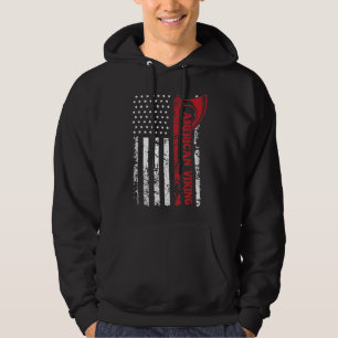 Veste À Capuche Drapeau américain Viking Norvégien Odin Thor