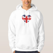 Veste À Capuche Drapeau anglais /Union Jack (Devant)