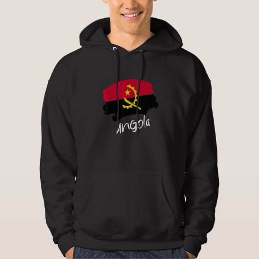 Veste À Capuche Drapeau angolais Angola (Devant)